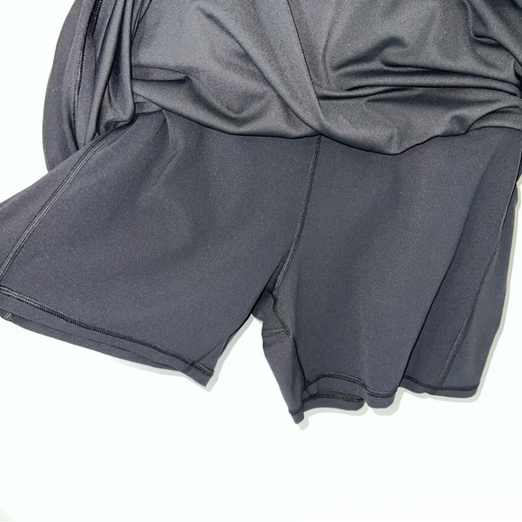 Athleta Transcend Skort Plus Size Layered Skirt With Shorts Black Size XXL EUC - Picture 12 of 14